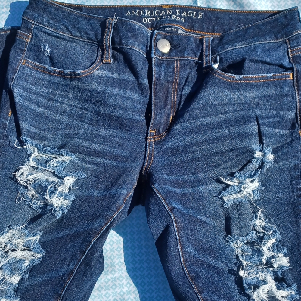 American Eagle 360 stretch skinny jeans